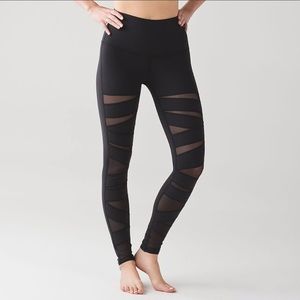 Lululemon hi-rise Wunder Under Pant (Tech Mesh)